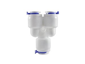 Engate Rápido JUNÇÃO Y 1/4" x 3/8" x3/8"