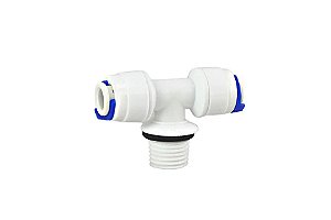 Engate Rápido T Rosca 1/2" x 5/16" X 5/16" (8mm)