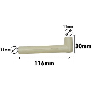 CACHIMBO SILICONE MÉDIO 116mm