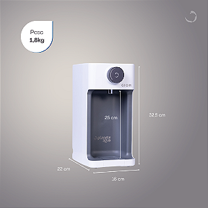 PURIFICADOR DE AGUA NATURAL E ALCALINA GIOM BR/CZ