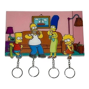 Porta Chaves Simpsons Acrílico