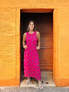 Vestido Rib Nadador Onça Cool Farm