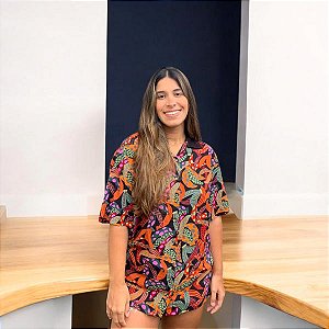 Camisa Gola Retilinea Banana Terra
