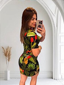 Vestido Curto Beleza Tropical Farm