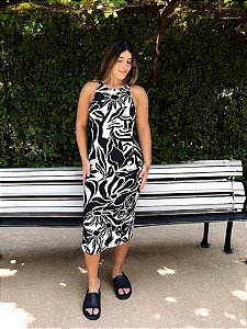 Vestido Rib Regata Delicadeza Surreal Farm