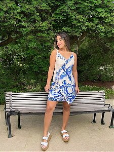 Vestido Curto Asa Azul CAL