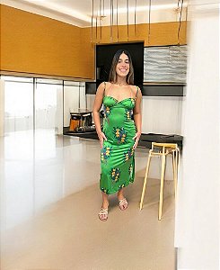Vestido Midi Rio Maracanã Verde Farm