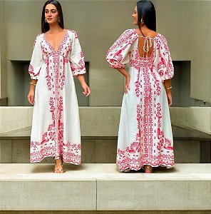 Vestido Longo Relicario Farm