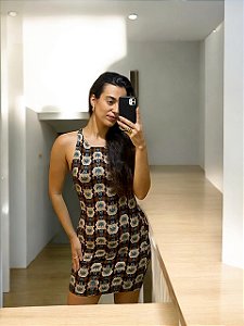 Vestido Rib Curto Regata Lagun CAL