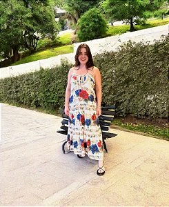 Vestido Longo Alcinha Sofia Farm