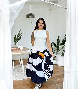 Vestido Balonê Copatucano Farm (SEM TROCA)