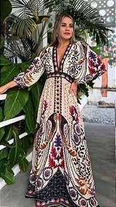 Vestido Longo Tapete de Arara Farm