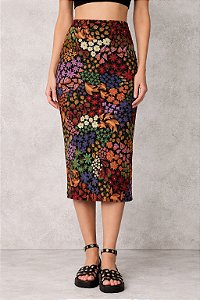 Saia Rib Jardim de Morango