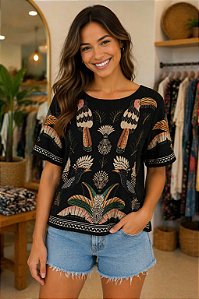 T-Shirt Recanto Dos Passaros Viscose