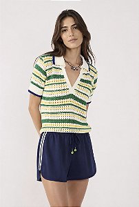 Blusa Polo Tricot