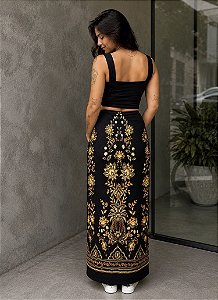 Conjunto Mandalas (Top+Saia) - sem troca