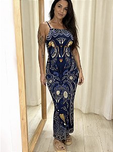 Vestido Alça Lenço Riviera