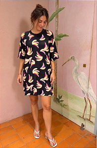Vestido T-Shirt Banana Doce (sem troca)