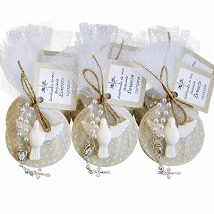 Lembrancinha de Batizado com Espirito Santo Ímã Personalizado