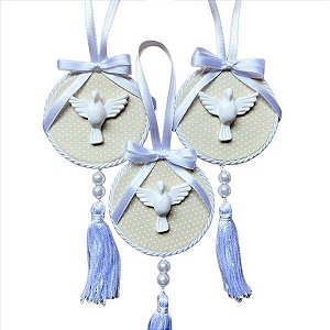 Lembrancinha de Batizado Pingente personalizado