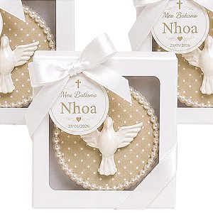 Lembrancinha de batizado personalizada