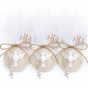 Lembrancinha De Batizado Com Espírito Santo Ímã
