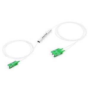 SPLITTER CONECTORIZADO SC/APC 1X2 - VERDE