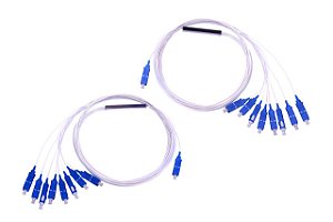 SPLITTER CONECTORIZADO SC/UPC 1X8 - AZUL