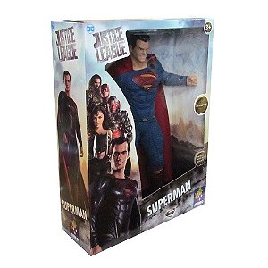 Boneco Liga Justica Super Man Super Homem Superman 50cm