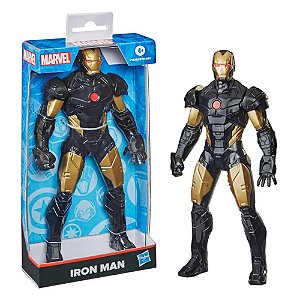 Boneco Olympus  Iron Man Black  Hasbro homem de ferro