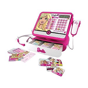 Caixa Registradora Infantil Com Acessorios Barbie - Fun