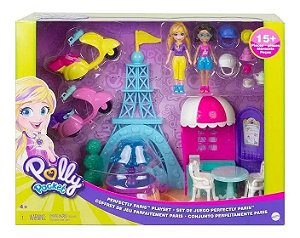 Playset Boneca Polly Pocket Viagem A Paris Mattel Gkl61