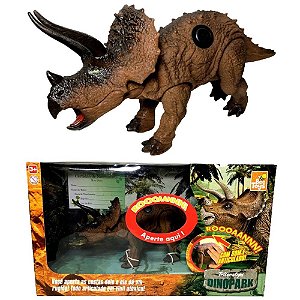 Dinossauro Grande World Dino Triceratops - Bee Toys