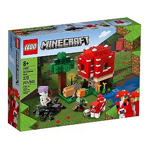 Bloco de Montar LEGO Minecraft A Casa Cogumelo 272 Pecas