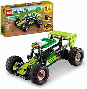 Bloco de Montar Lego 3em1 Buggy Off-road Kit De Construcao