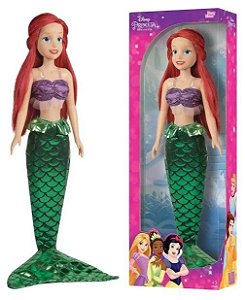 Boneca Ariel Pequena Sereia Disney Princesa 55cm Original