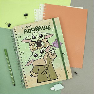 Caderno Baby Yoda