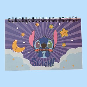 Bloco com Adesivos Stitch