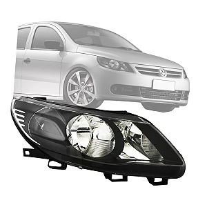 FAROL GOL G5 FOCO DUPLO MASC NEGRA 2009 A 2012 LADO DIREITO