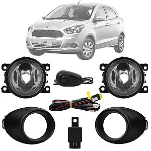 KIT FAROL MILHA FORD KA 2015 EM DIANTE BOTAO MOD ALTERNATIVO