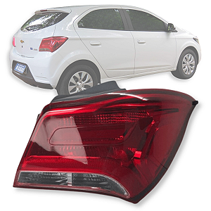LANTERNA TRASEIRA ONIX LT LTZ 2016 A 2019 BICOLOR FUME LD