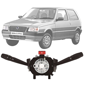 CHAVE DE SETA UNO 2003 A 2008 COM LIMPADOR TRASEIRO