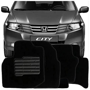 JOGO DE TAPETE CARPETE HONDA CITY 2009 A 2023 SOFT