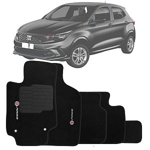 JOGO DE TAPETE CARPETE FIAT ARGO 2018 A 2023 SOFT