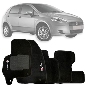 JOGO DE TAPETE CARPETE SOFT FIAT PUNTO 2007 A 2012 LUXO