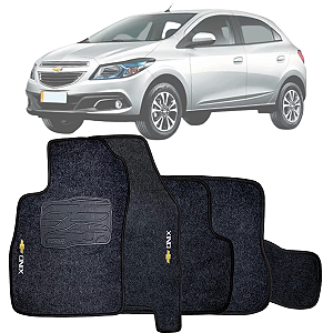 JOGO DE TAPETE CARPETE SOFT CHEVROLET ONIX 2012 A 2017 LUXO