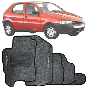JOGO DE TAPETE CARPETE SOFT FIAT PALIO 1996 A 2013 LUXO