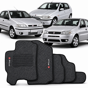 JOGO DE TAPETE CARPETE SOFT FIAT PALIO 1996 A 2013 LUXO