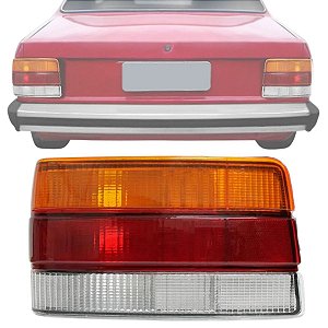 LANTERNA TRASEIRA CHEVETTE 1987 A 1993 TRICOLOR LD ESQUERDO