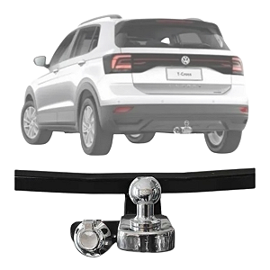ENGATE DE REBOQUE RABICHO FIXO VW T-CROSS 2019/2023 400KG
